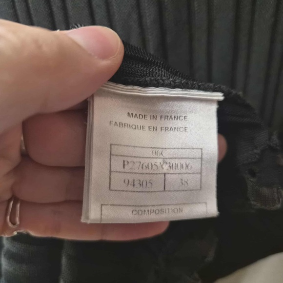 CHANEL Luxury Vintage Y2K Archives RARE Mesh Tulle Whimsigoth Grunge Tank Top M - Picture 12 of 16